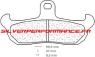 CARBONE LORRAINE PLAQUETTES AVANT 2400 X59 HUSQVARNA WR 125 1985-1996
