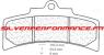 CARBONE LORRAINE PLAQUETTES AVANT 2584 SBK5 PVM 6 PISTONS