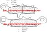 CARBONE LORRAINE PLAQUETTES AVANT 2750 MX10 KAWASAKI KX 100 1997-2010