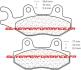 EBC PLAQUETTES ARRIERE SFA228 PEUGEOT SATELIS 125 2008-2009 (Etrier Nissin)