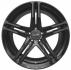 JANTE NOIR BRILLANT 20 POUCES Cs14 20x11 Black gloss CARROLL SHELBY WHEEL CO CS14-215455-B