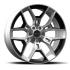 FORD F150 2005-2023 JANTE Cs45 22x9.5 Silver W/blk CARROLL SHELBY WHEEL CO CS45-395512-CP