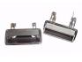 FORD MUSTANG 1971-1973 PAIRE DE POIGNEES DE PORTE EXTERIEUR Outside door handle set SCOTT DRAKE D1ZZ-6222404/5A
