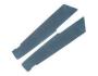 FORD MUSTANG 1971-1973 FASTBACK SPORTSROOF COTE DE CIEL DE TOIT Headliner Trim Side Panels blue SCOTT DRAKE D1ZZ-63520189BL