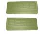 FORD MUSTANG 1971-1973 PAIRE DE PANNEAUX DE PORTE STANDARD LIERRE DORE Standard Door panels ivy gold SCOTT DRAKE D1ZZ-65239423IG