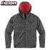 Sweat Icon DEFENDANT BONDED FLEECE HOODY GREY*