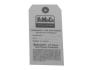 FORD MUSTANG 1964-1970 FoMoCo antifreeze Tag SCOTT DRAKE DF-699 Erreur