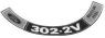 FORD MUSTANG 1970-1971 AUTOCOLLANT MOTEUR DE FILTRE A AIR cleaner decal 302 2v regular fuel SCOTT DRAKE DF-182