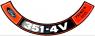 FORD MUSTANG 1970-1971 AUTOCOLLANT MOTEUR DE FILTRE A AIR cleaner decal 351 4v premium fuel SCOTT DRAKE DF-185