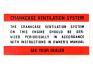 FORD MUSTANG 1964-1966 AUTOCOLLANT MOTEUR DE FILTRE A AIR Crank case vent decal SCOTT DRAKE DF-350 derniers exemplaires