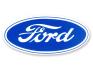 FORD MUSTANG 1971-1972 3 INCH ET DEMI DECALQUE FORD OVALE BLEU Ford blue oval decal SCOTT DRAKE DF-361