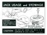 FORD MUSTANG 1968 Jack Instructions Styled wheel SCOTT DRAKE DF-374