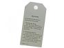 FORD MUSTANG 1965-1966 ETIQUETTE DE PARE BRISE windshield washer adjuster tag SCOTT DRAKE DF-444