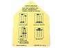 FORD MUSTANG 1964 ETIQUETTE DE CHAUFFAGE Heater instruction Tag SCOTT DRAKE DF-51