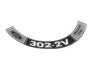 FORD MUSTANG 1972-1973 302 2V REGULAR FUEL AUTOCOLLANT MOTEUR DE FILTRE A AIR Air cleaner decal SCOTT DRAKE DF-584