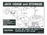FORD MUSTANG 1969-1970 Jack Instructions Regular wheel SCOTT DRAKE DF-78