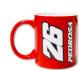 Mug Officiel PEDROSA 26 DPUMU77007 ROUGE*