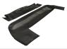 FORD MUSTANG 1969-1970 CABRIOLET VINYL DE LOGEMENT CAPOTE NOIR Distinctive Industries Convertible Black Well Liners 069989L-3722