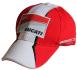 MOTO GP Casquette Adulte Officiel DUCATI MOTO GP ROUGE BLANCHE GP46009*