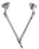 FORD MUSTANG 1964-1966 TRINGLERIE ESSUIE GLACE wiper motor transmission arms MUSCLECAR GT 3622 Dlai rop long
