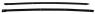 FORD MUSTANG 1967-1968 BARRE BAGUETTE ENTRE CASQUETTE DE TABLEAU DE BORD ET PARE BRISE dash to windshield trim filler panel pair MUSCLECAR GT 3625C