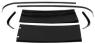 FORD MUSTANG 1967-1968 FASTBACK PANNEAUX INTERIEURS ARRIERE METAL roof rear filler panel and trim molding 6pcs/kit MUSCLECAR GT 3643ZC C7ZZ6331144/83K