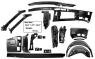 FORD MUSTANG 1967-1968 FASTBACK LATERAL GAUCHE NON ASSEMBLE quarter/door frame kit lh MUSCLECAR GT 3645UA