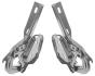 FORD MUSTANG 1964-1966 COUPE ET CABRIOLET PAIRE DE CHARNIERES COMPAT DE COFFRE MALE ARRIERE trunk lid hinge pr MUSCLECAR GT 3649HC