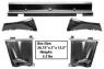 FORD MUSTANG 1964-1966 FASTBACK trim rear upper panel 5pc/set MUSCLECAR GT M3548JA