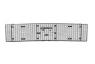 FORD MUSTANG 1968 GRILLE DE CALANDRE AVEC FOG LIGHT grill 1968 MUSCLECAR GT M3629 C8ZZ-8200-AR