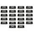 FORD MUSTANG 1979-1993 hatchback rear window molding clip kit DANIEL CARPENTER E2ZZ-6142413