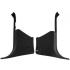 FORD MUSTANG 1983-1993 CABRIOLET kick panel - black exc. convertible DANIEL CARPENTER E3ZZ-6102344