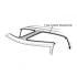 FORD MUSTANG 1981-1983 t-top to body w/s lh DANIEL CARPENTER E3ZZ-6154781-R