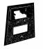 FORD MUSTANG 1984-1993 hatchback rear seat latch bezel DANIEL CARPENTER E4ZZ-6161326
