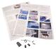 FORD MUSTANG 1987-1993 CENDRIER ash tray door repair kit DANIEL CARPENTER E7ZZ-6104499-P