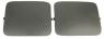 FORD MUSTANG 1987-1989 h/b shock access hole covers gray DANIEL CARPENTER E7ZZ-6131228-G