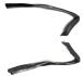 FORD MUSTANG 1987-20early 88 frt of door run channels DANIEL CARPENTER E7ZZ-7620564