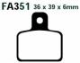 EBC PLAQUETTES ARRIERE FA351 GAS GAS TXT 280 PRO 2004-2012