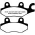 EBC HH PLAQUETTES SFA197HH SUZUKI FL 125 SDW 2007-2010