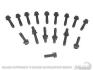 FORD MUSTANG 1967-1968 V8 390 GT et SHELBY GT500 VIS DE COLLECTEUR D ECHAPPEMENT MOTEURS Exhaust Manifold Bolts 390 GT & GT500 SCOTT DRAKE EMB-C7OE-539