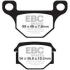 EBC HH PLAQUETTES ARRIERE FA093 DERBI TERRA 125 2007 montage 2