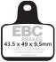 BREMBO RACING Z04 PLAQUETTES AVANT 107A48604 POUR ETRIER BREMBO X99C460 / 61