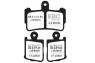 EBC HH PLAQUETTES AVANT 1216 FA499/4HH HONDA VFR 1200 F / DCT / ABS 2010-2015