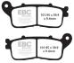 EBC HH PLAQUETTES ARRIRE FA636HH HONDA VFR 1200 F / DCT / ABS 2010-2015