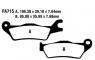 EBC HH PLAQUETTES FA715HH AVANT SUZUKI GSXR 125 2017-2021 MONTAGE 2