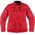 Blouson Femme Moto ICON AKORP JACKET MISCHIEF RED
