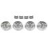 FORD MUSTANG 1965 ENSEMBLE DE BUSES DE VENTILATION + 8 CLIPS POUR CLIMATISATION Air Conditioner Fan Register 4 Piece Set With 8 Clips For Underdash Hang-On Unit ACP FM-ACB01A C3AZ-19A671-A