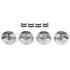 FORD MUSTANG 1966 ENSEMBLE DE BUSES DE VENTILATION + 8 CLIPS POUR CLIMATISATION Air Conditioner Fan Register 4 Piece Set With 8 Clips For Underdash Hang-On Unit ACP FM-ACB02A C6AZ-19A671-A