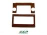 FORD MUSTANG 1969-1970 PLAQUAGE CACHE RADIO ET CHAUFFAGE STYLE BOIS radio and heater bezel inserts  ACP FM-BR004A C9ZZ-6504774-F-DCL WG-130-V