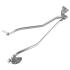 FORD MUSTANG 1971-1973 TRINGLERIE ESSUIE GLACE wiper motor transmission arms assembly ACP FM-EW005C D1ZZ-17566/67
